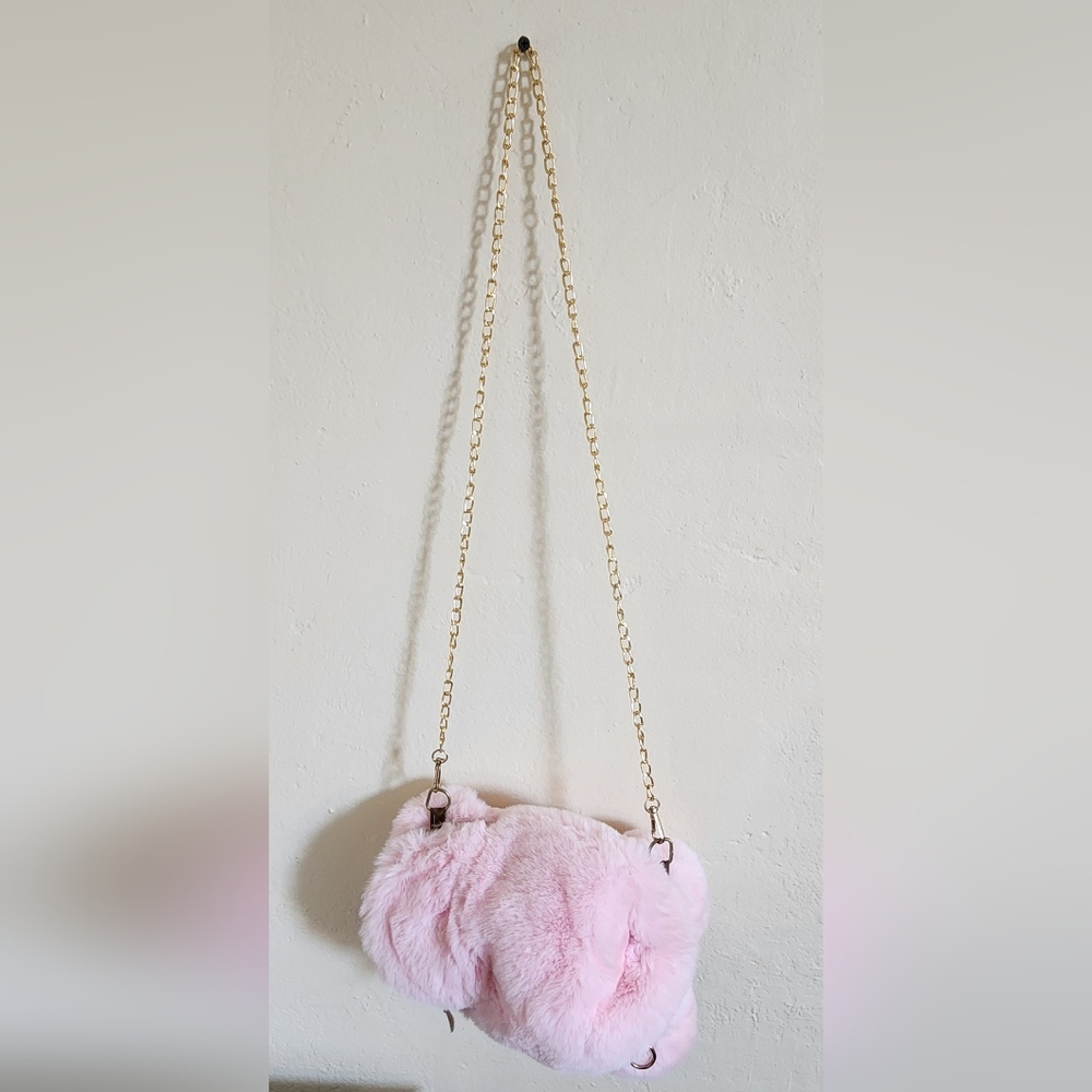 Cute Pink Plush Bear Bag - Picture 6 of 12